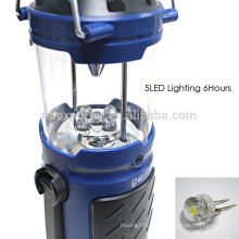 BT-4857 Rádio FM 5 LED Dynamo Camping Light